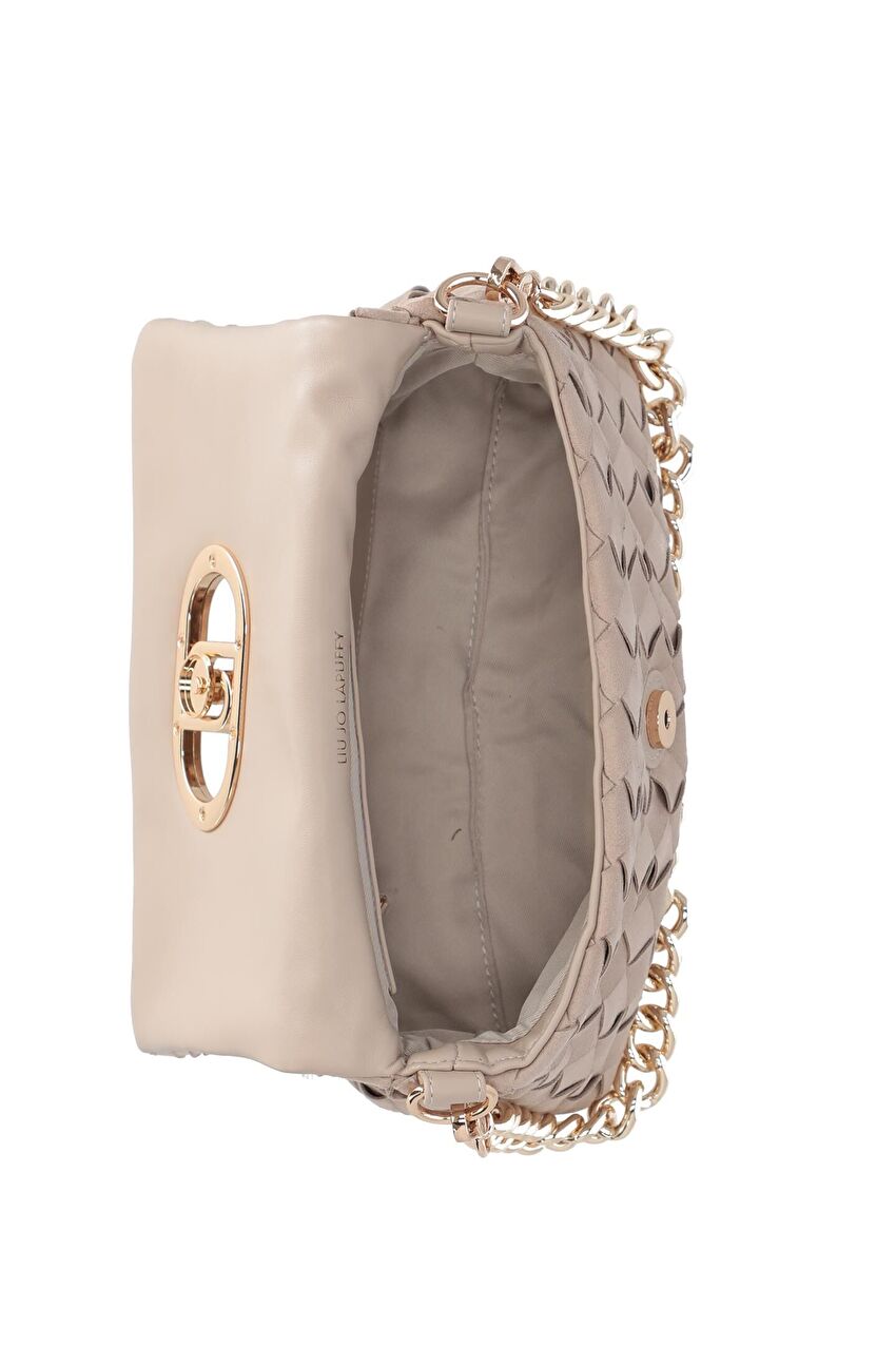 Bej Orta Boy Çapraz Çanta