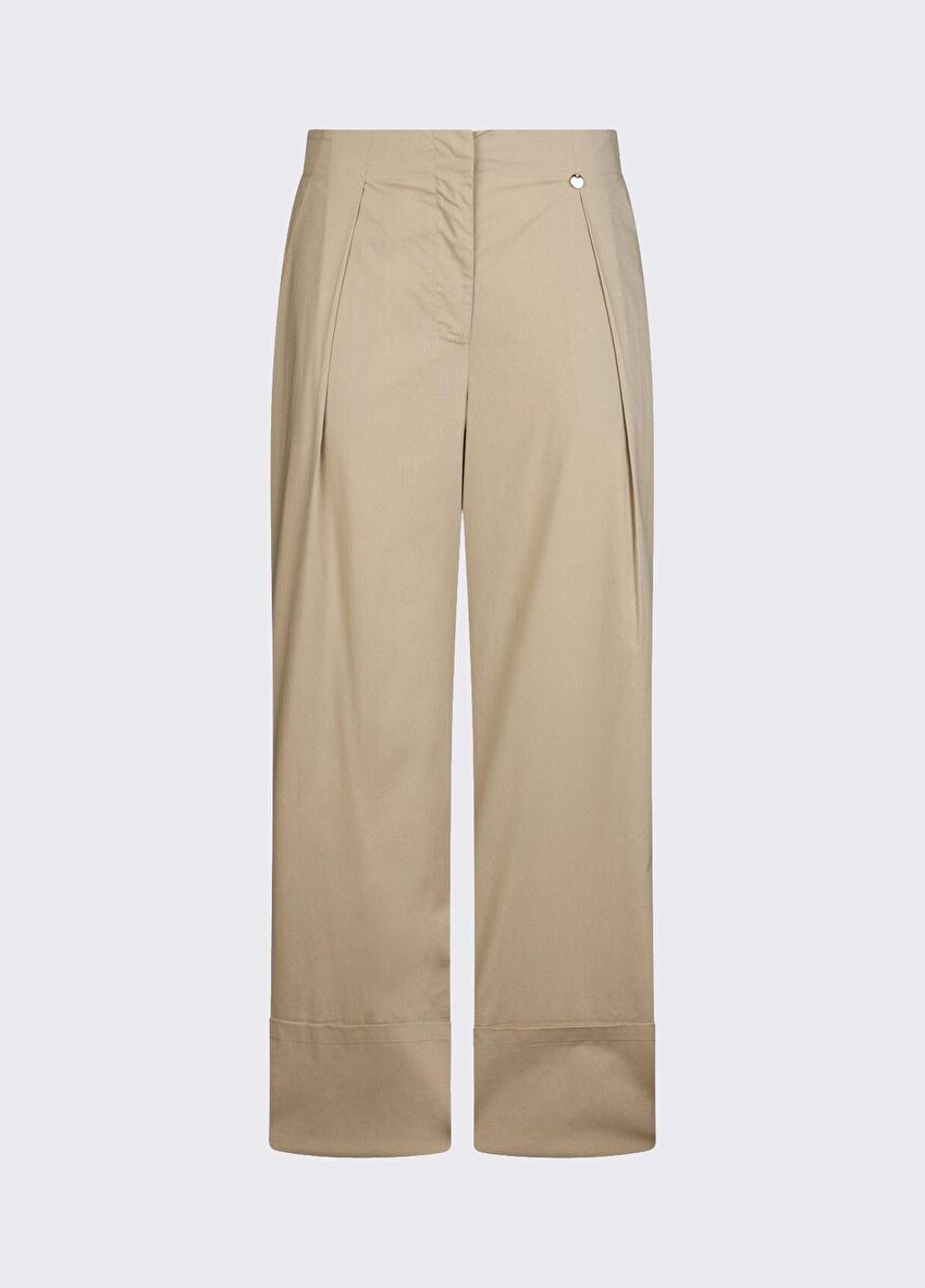 Flare Poplin Pantolon