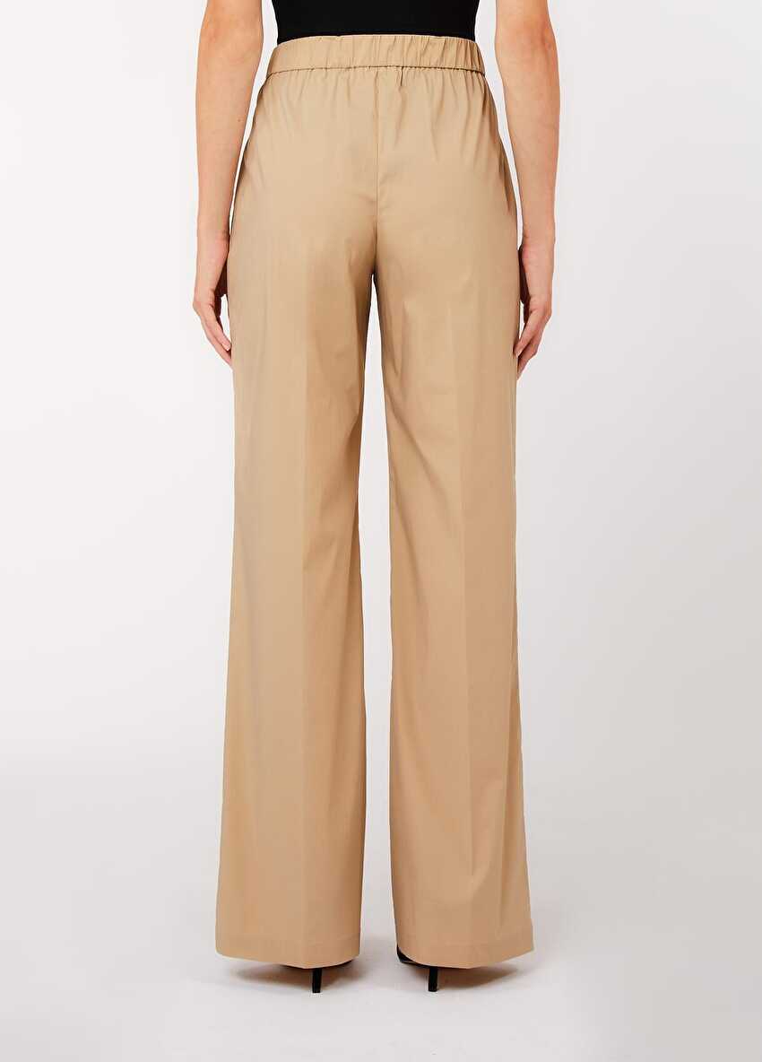 Kahverengi Düz Kesim Pantolon