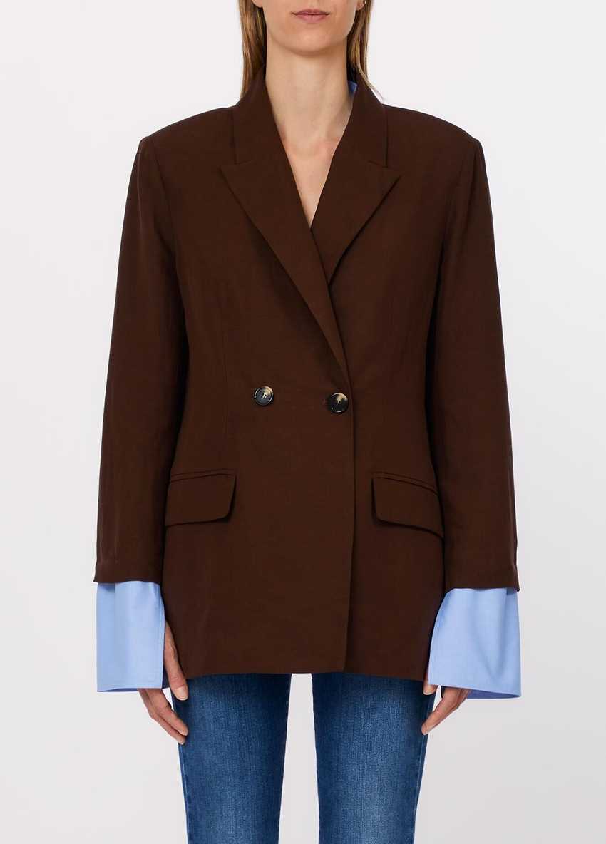 Fularlı Blazer Ceket