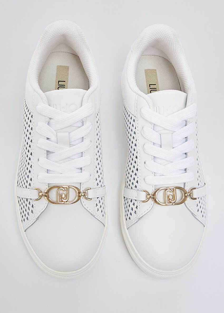 Delikli Deri Sneaker