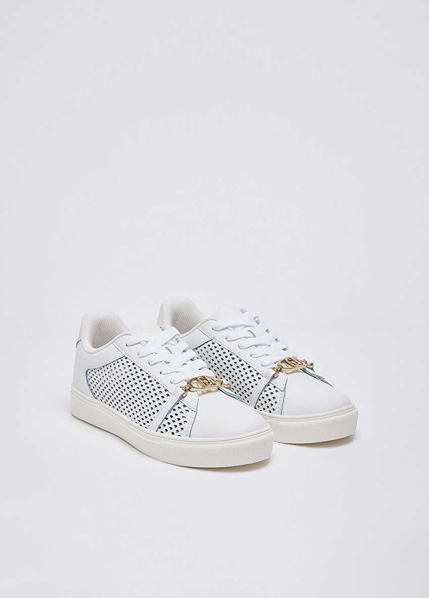 Delikli Deri Sneaker