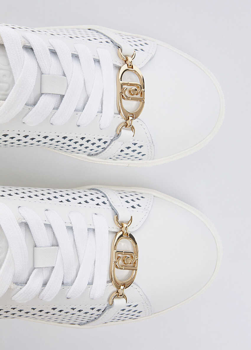 Delikli Deri Sneaker