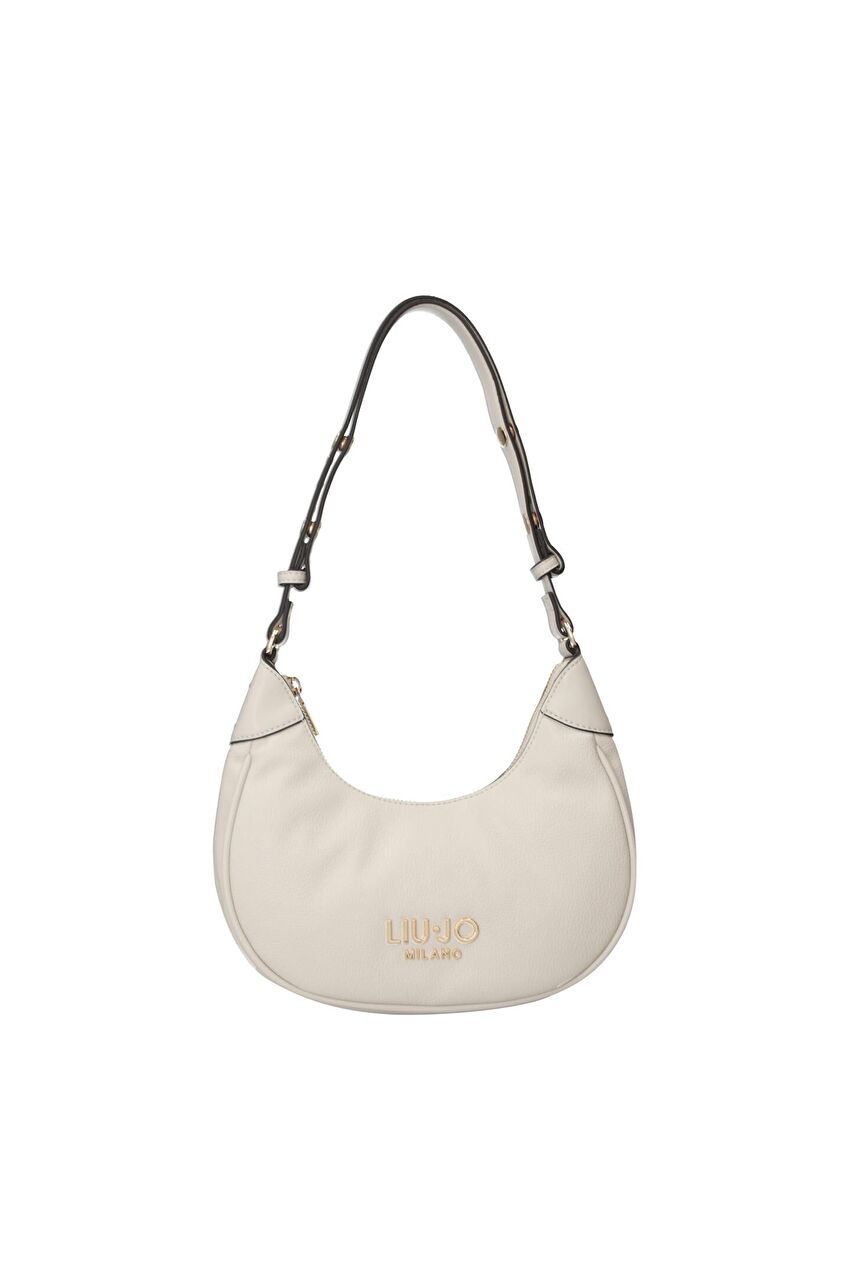 Krem Küçük Hobo Çanta