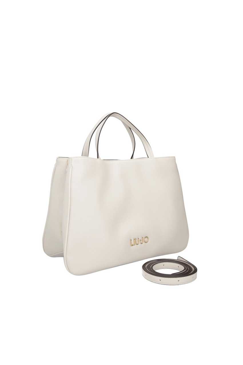 Krem Orta Boy Satchel Çanta