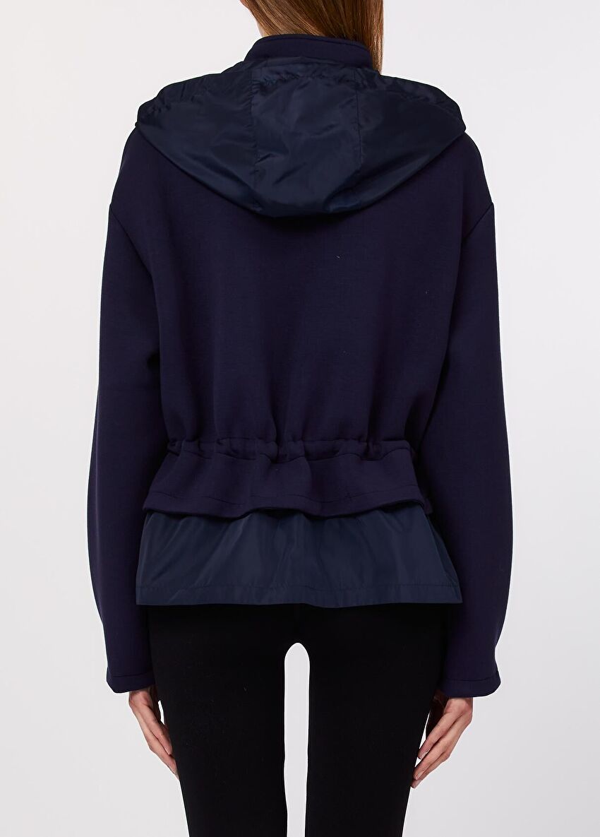 Lacivert Jersey Ceket