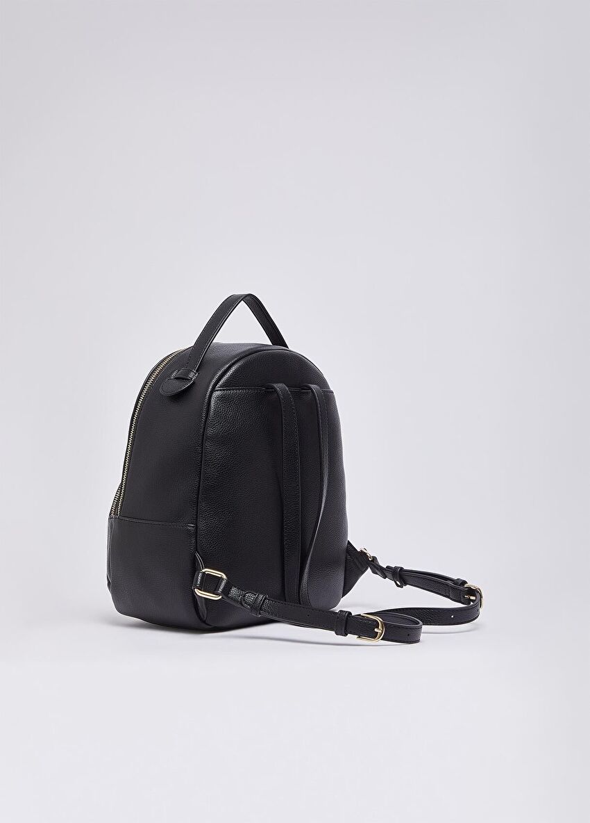 Siyah Orta Boy Sırt Çantası