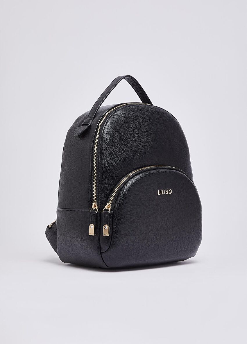 Siyah Orta Boy Sırt Çantası