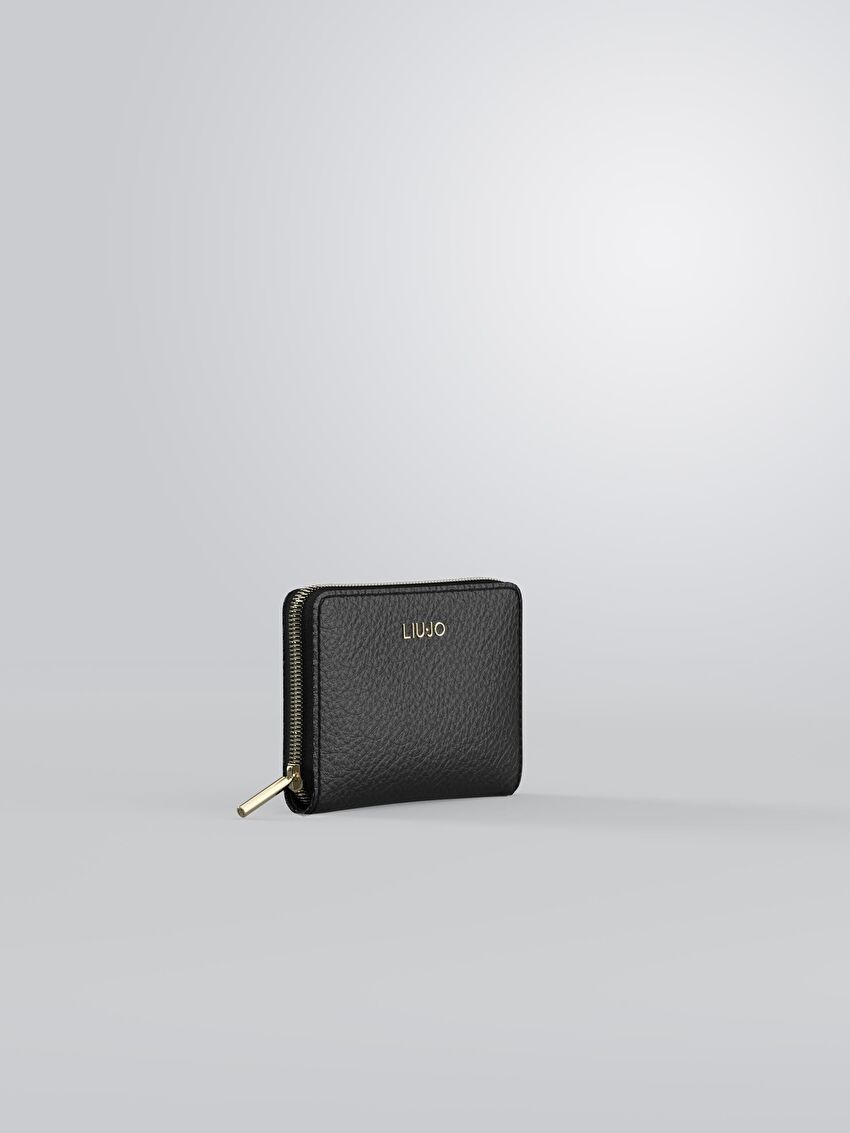 Siyah Zip-Around Cüzdan
