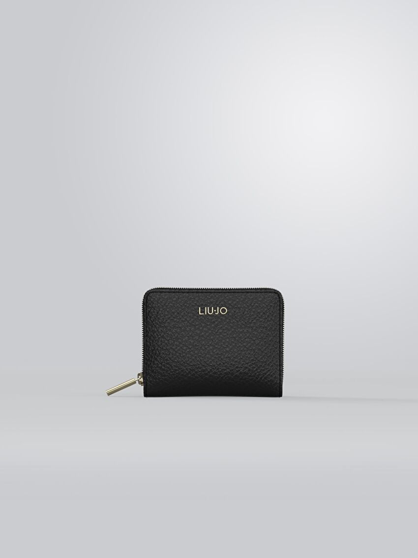 Siyah Zip-Around Cüzdan