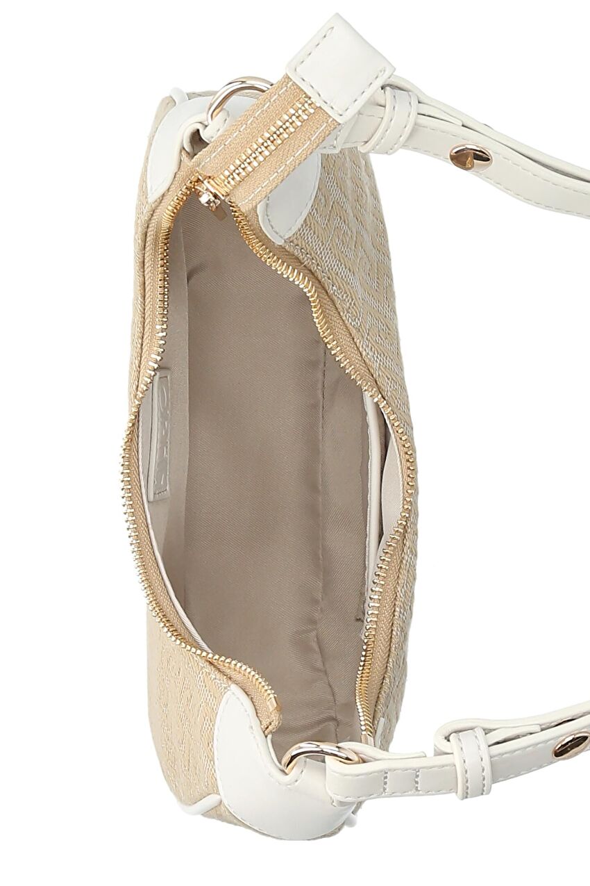 Bej Küçük Hobo Çanta