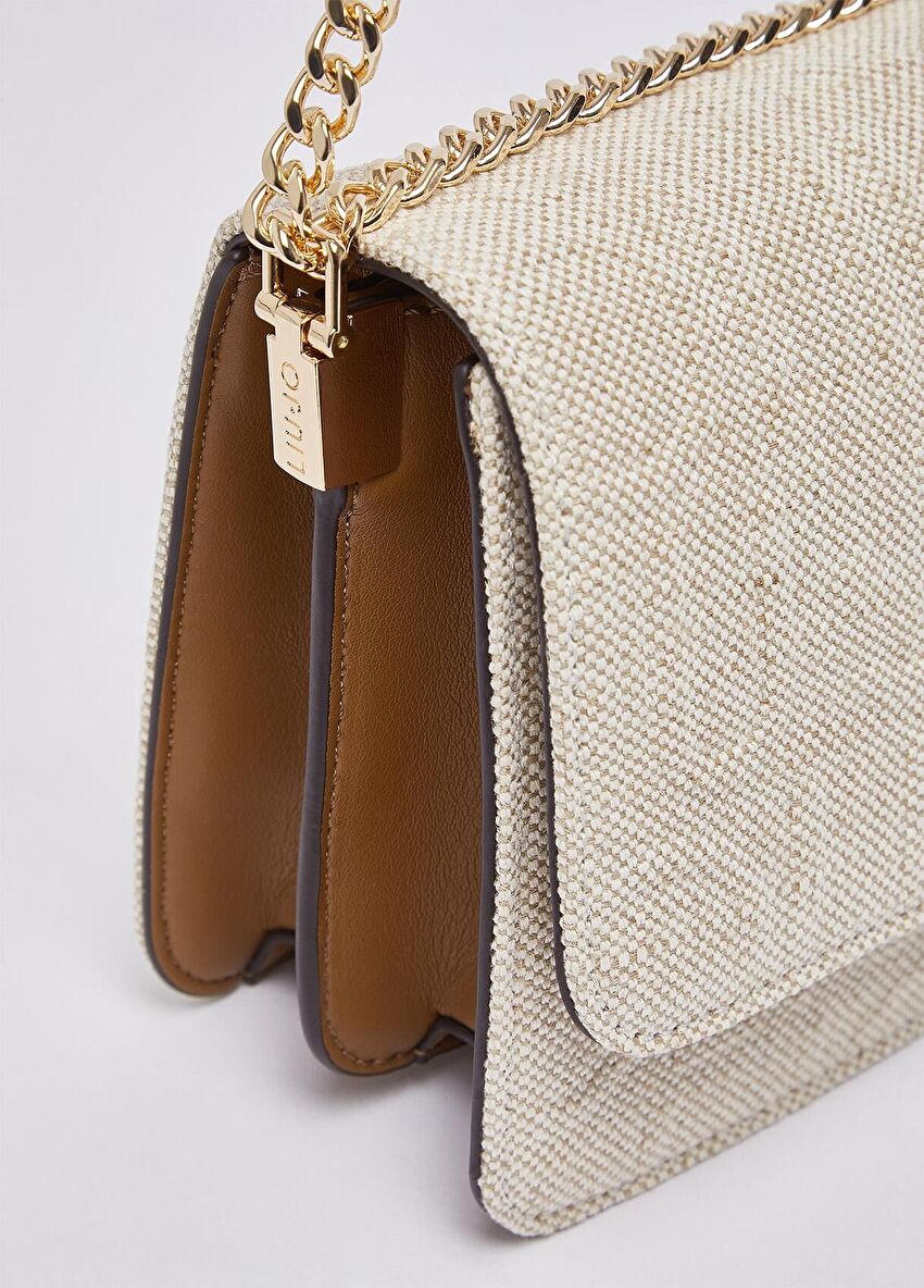 Bej Küçük Çapraz Çanta