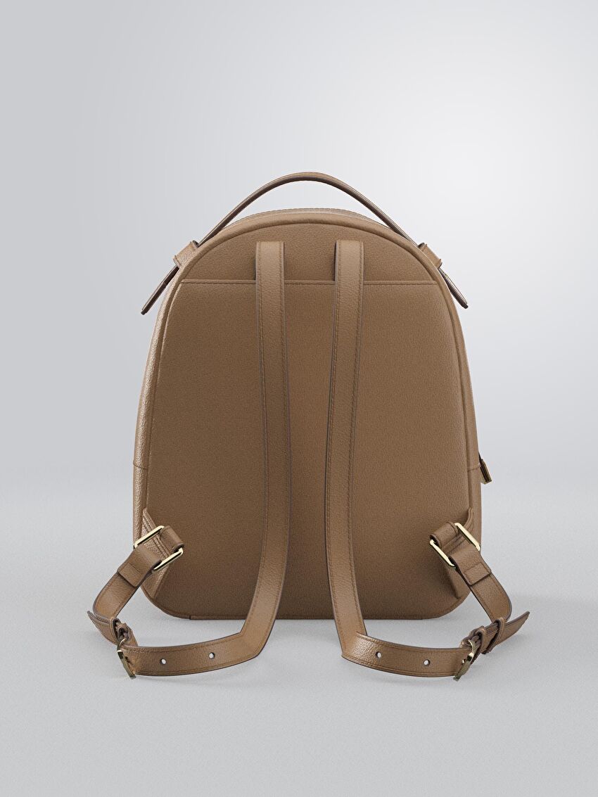 Kahverengi Orta Boy Sırt Çantası