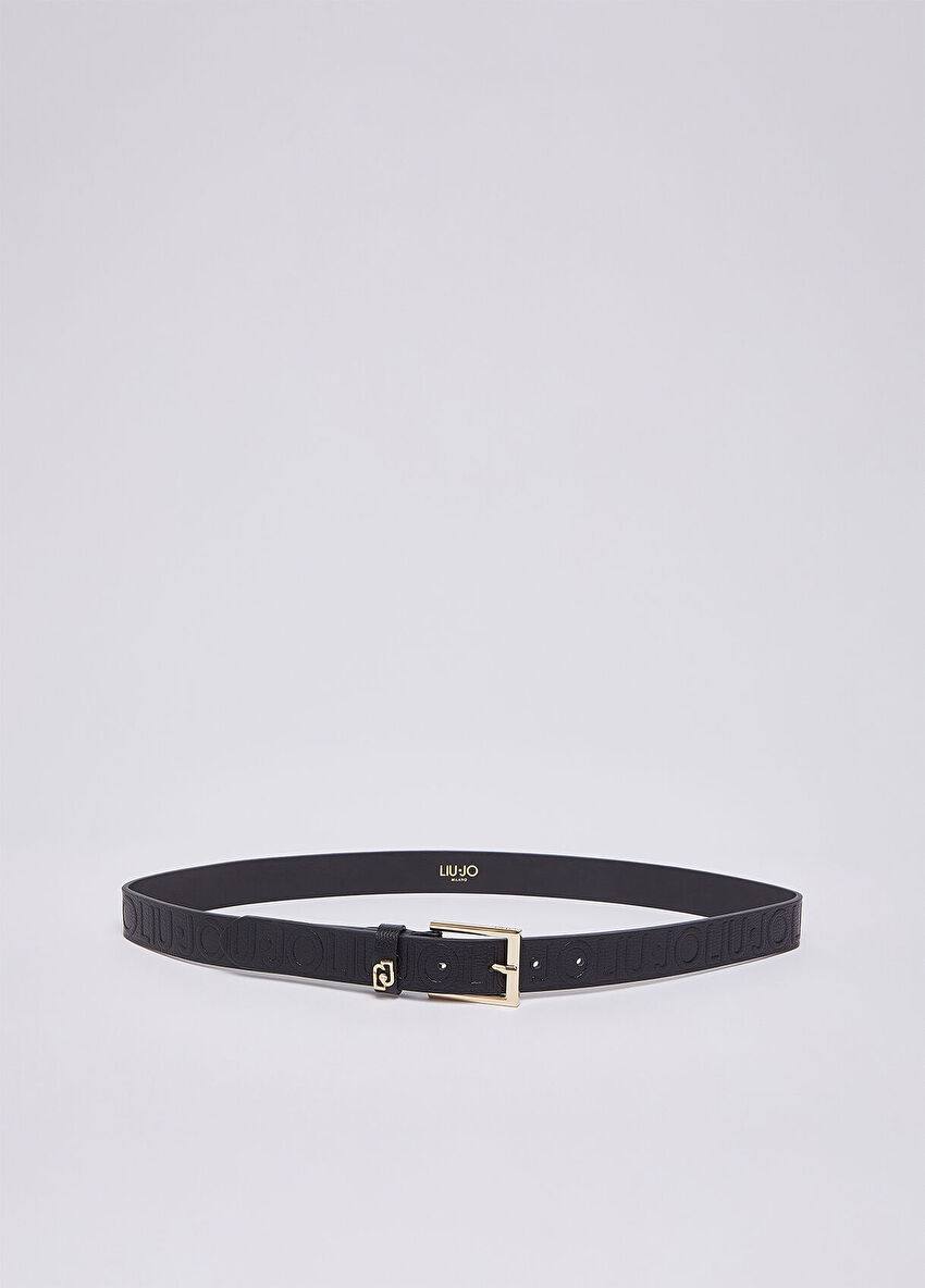 Siyah 3 Cm Ince Kemer