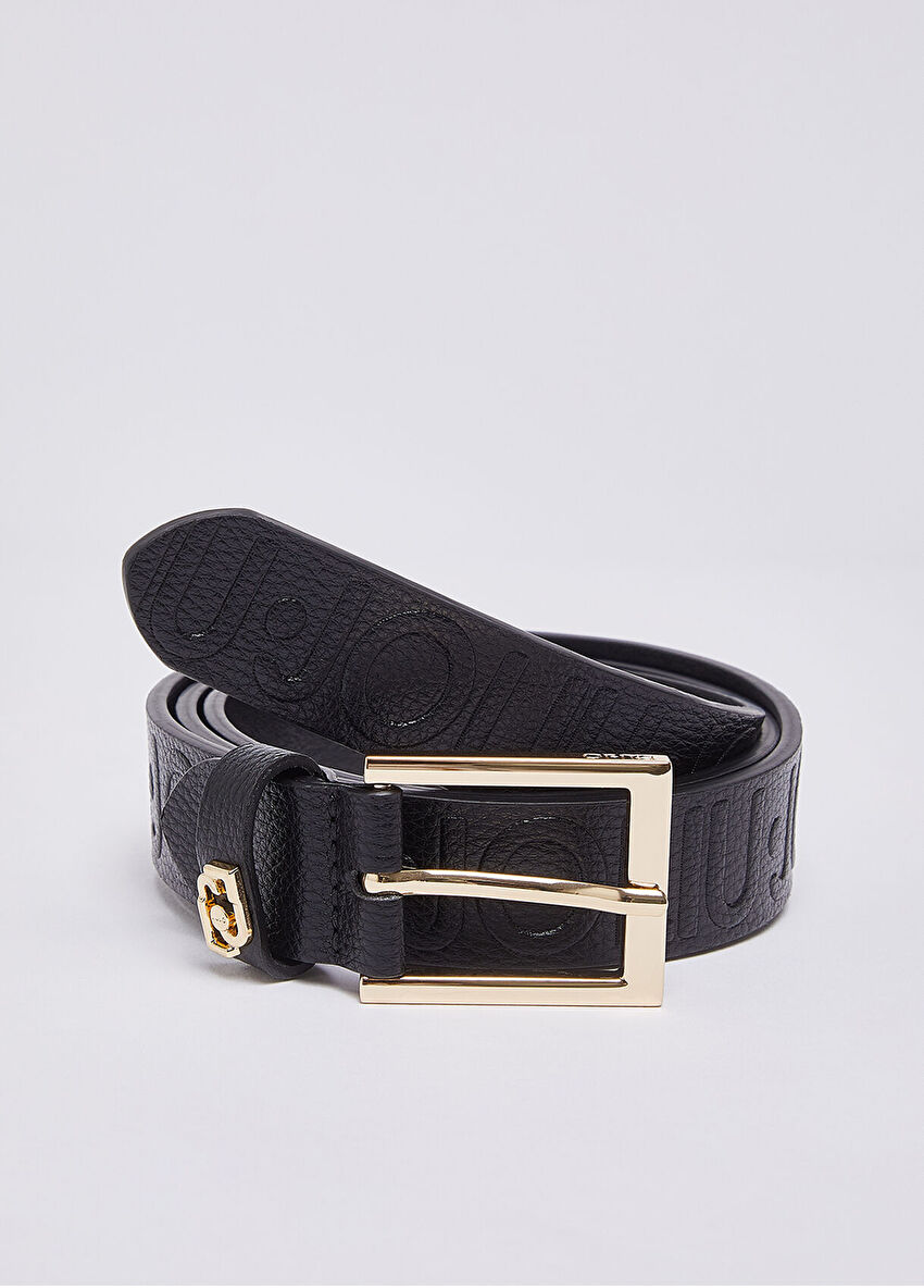 Siyah 3 Cm Ince Kemer