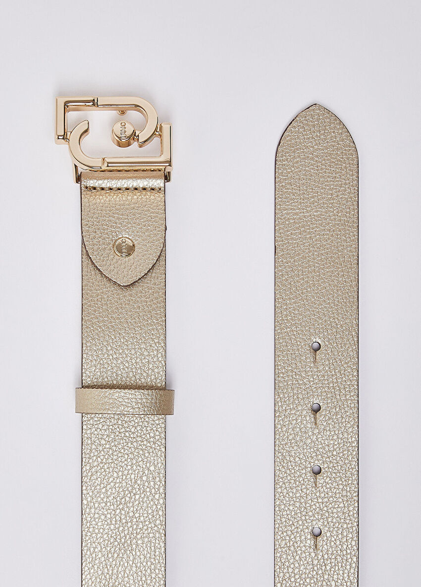 Altın Rengi 3.5 Cm Kemer