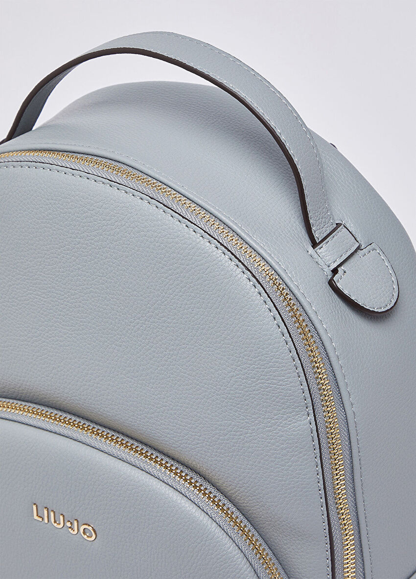 Açık Gri Orta Boy Sırt Çantası