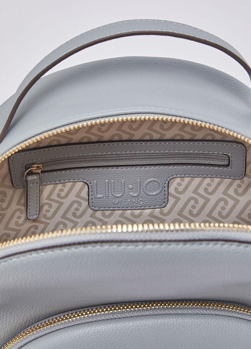 Açık Gri Orta Boy Sırt Çantası