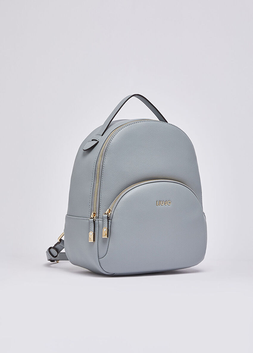 Açık Gri Orta Boy Sırt Çantası