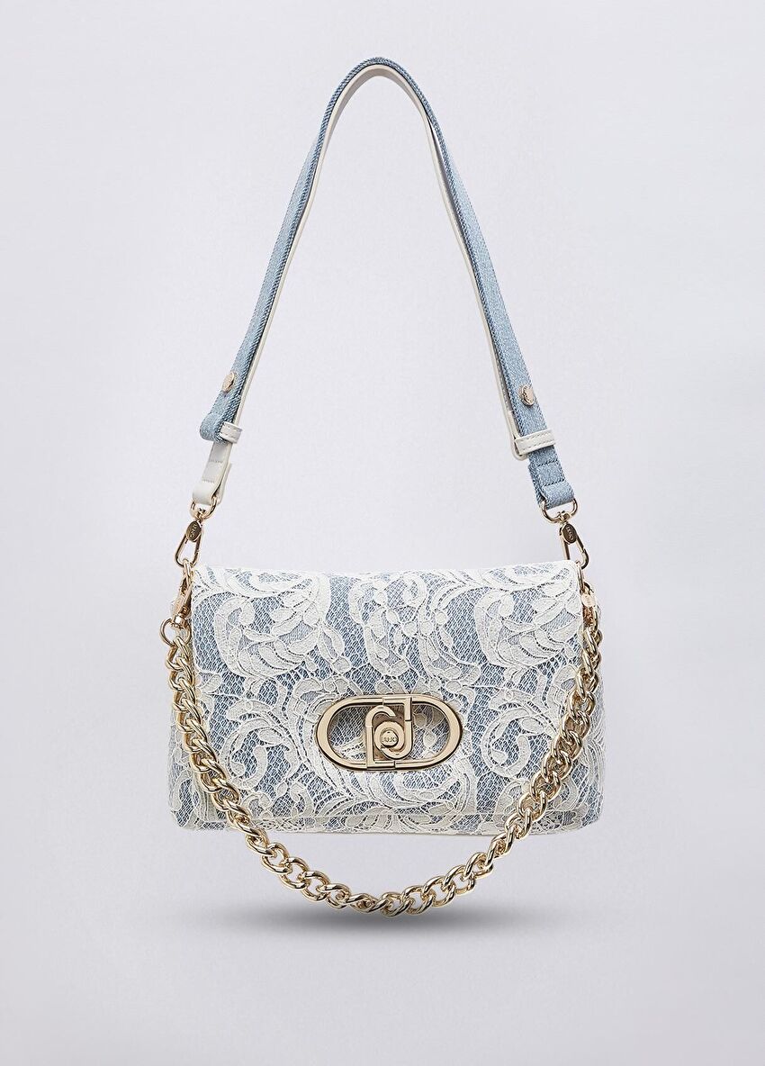 Açık Mavi Orta Boy Çapraz Çanta