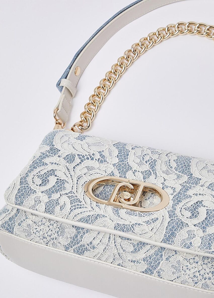 Açık Mavi Orta Boy Çapraz Çanta