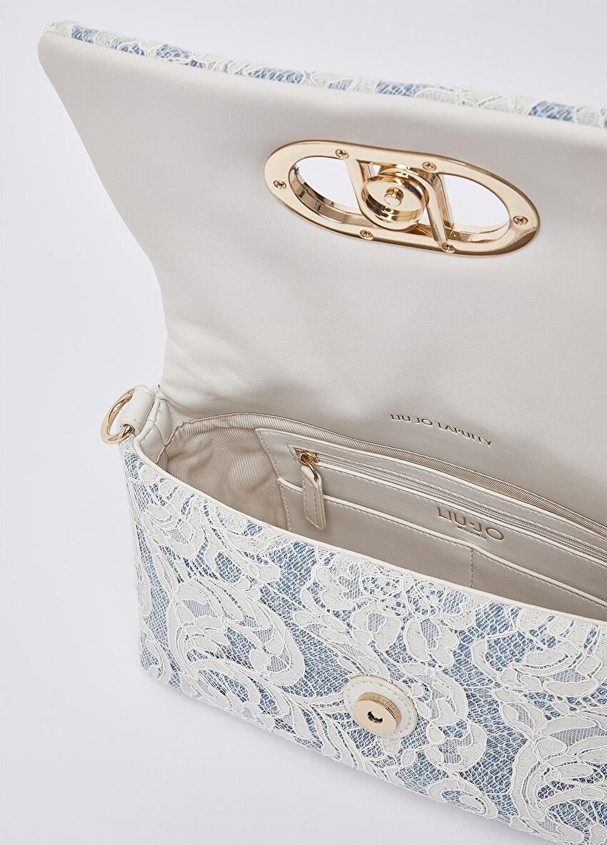 Açık Mavi Orta Boy Çapraz Çanta