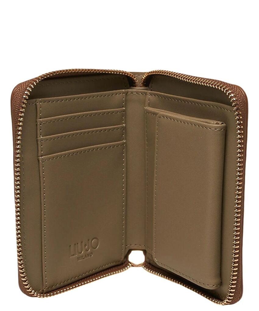 Kahverengi Zip-Around Cüzdan