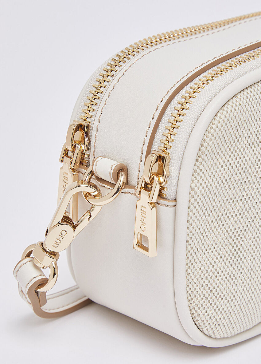 Bej / Krem Küçük Kamera Çantası