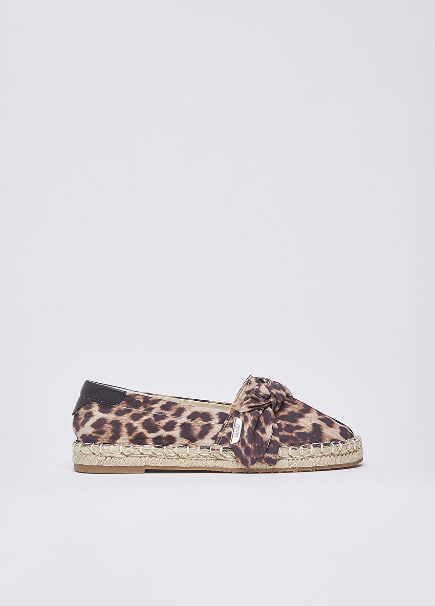Leopar Baskılı Espadril