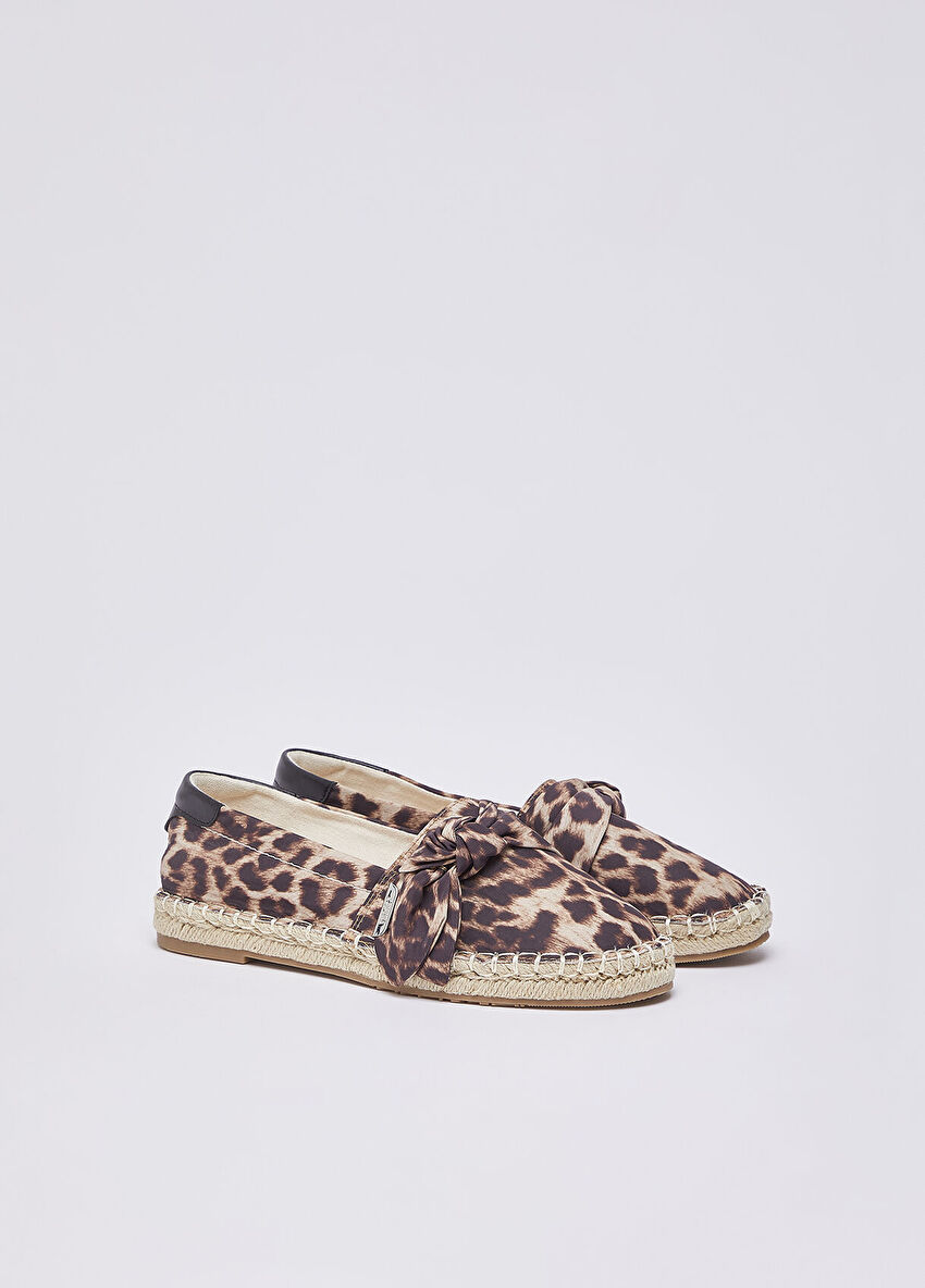 Leopar Baskılı Espadril