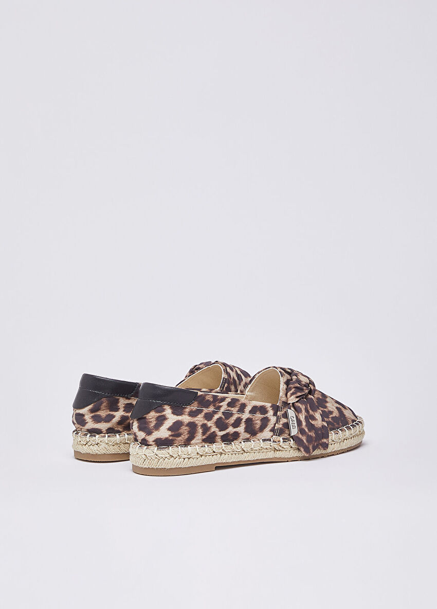 Leopar Baskılı Espadril