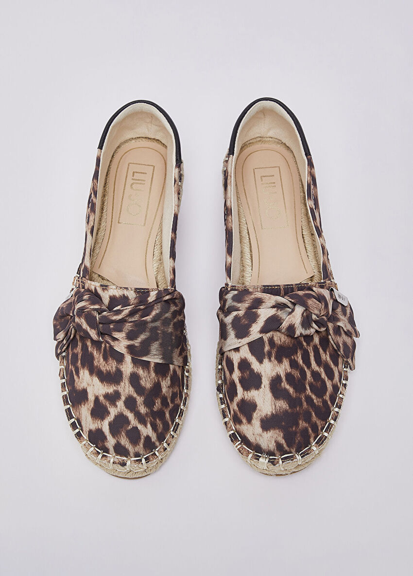 Leopar Baskılı Espadril