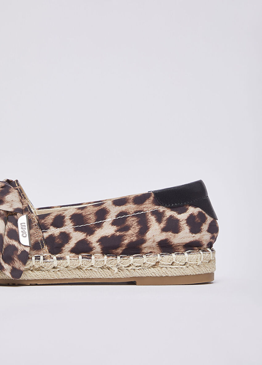 Leopar Baskılı Espadril