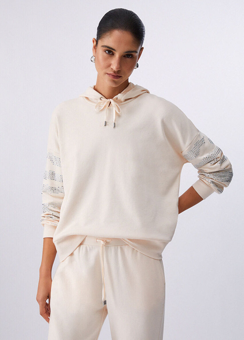 Taşlı Sweatshirt