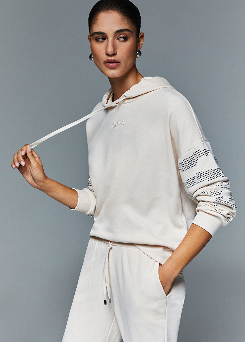 Taşlı Sweatshirt