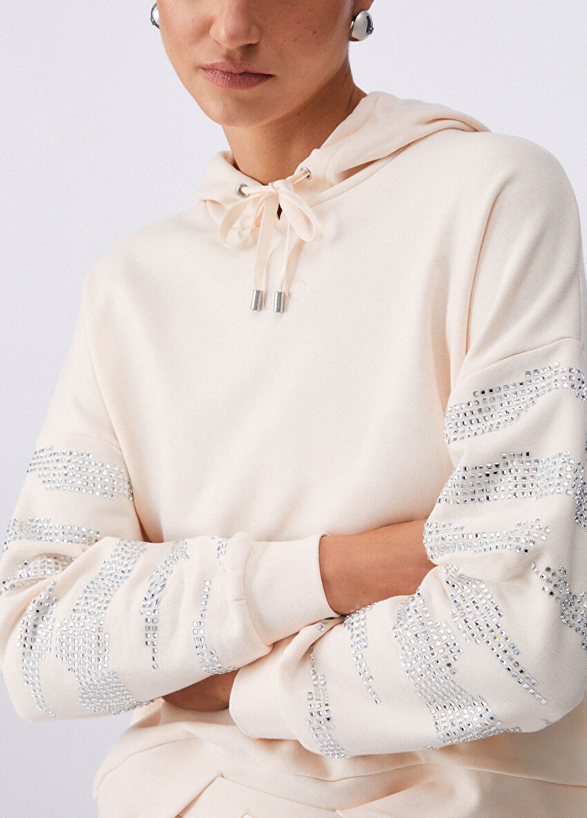 Taşlı Sweatshirt