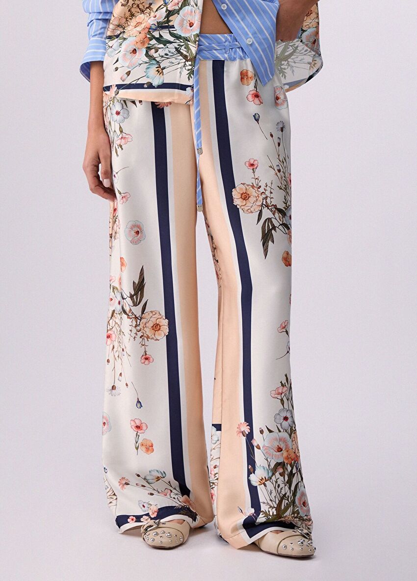 Mavi Navetta Uzun Pantolon