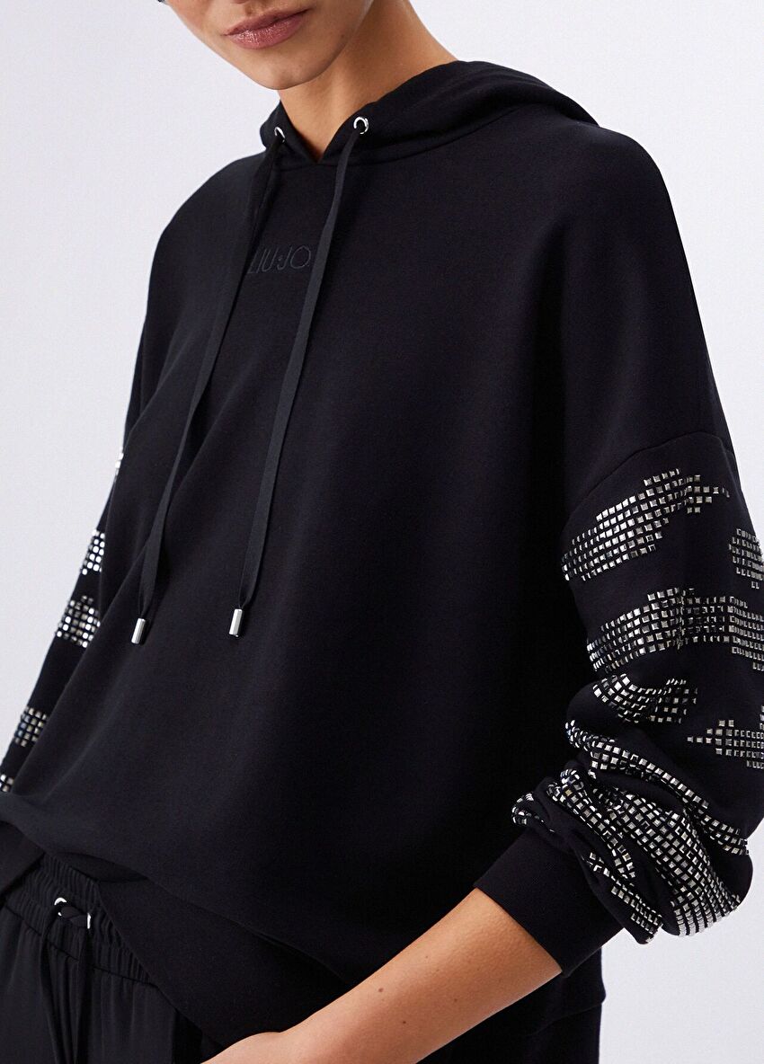 Taşlı Sweatshirt
