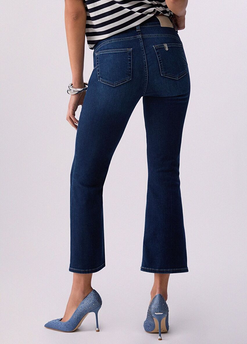 Yüksek Bel Bootcut Jean