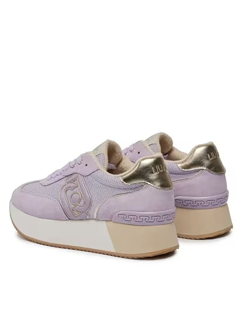 Pembe / Altın Sneaker