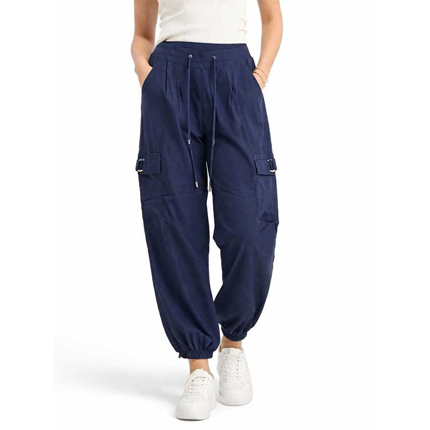 Lacivert Kargo Pantolon