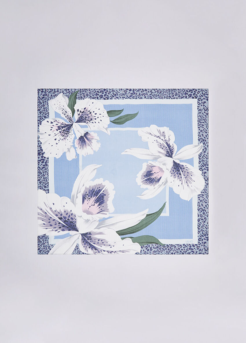 Floral Desenli Fular