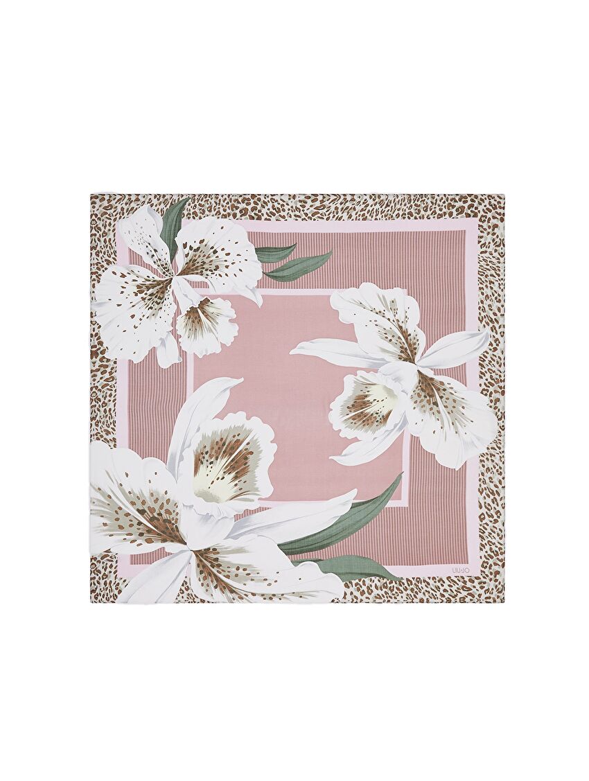 Floral Desenli Fular