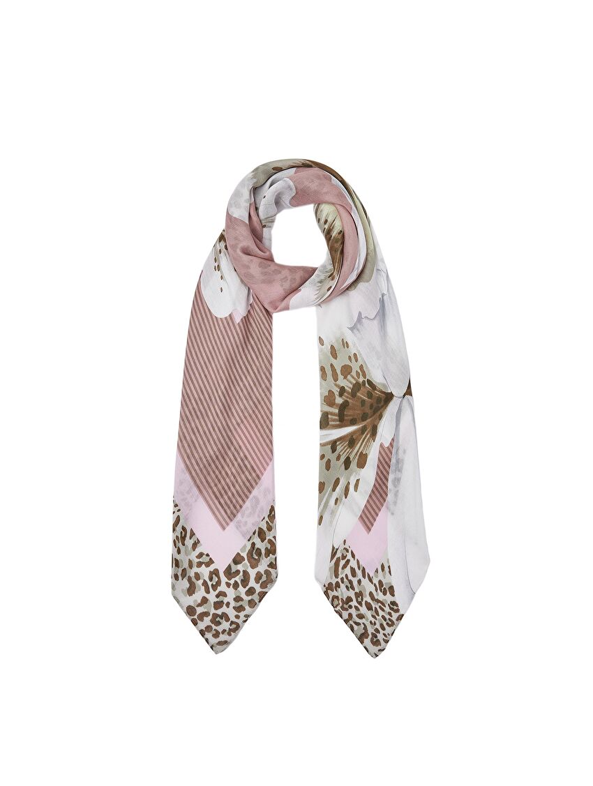 Floral Desenli Fular