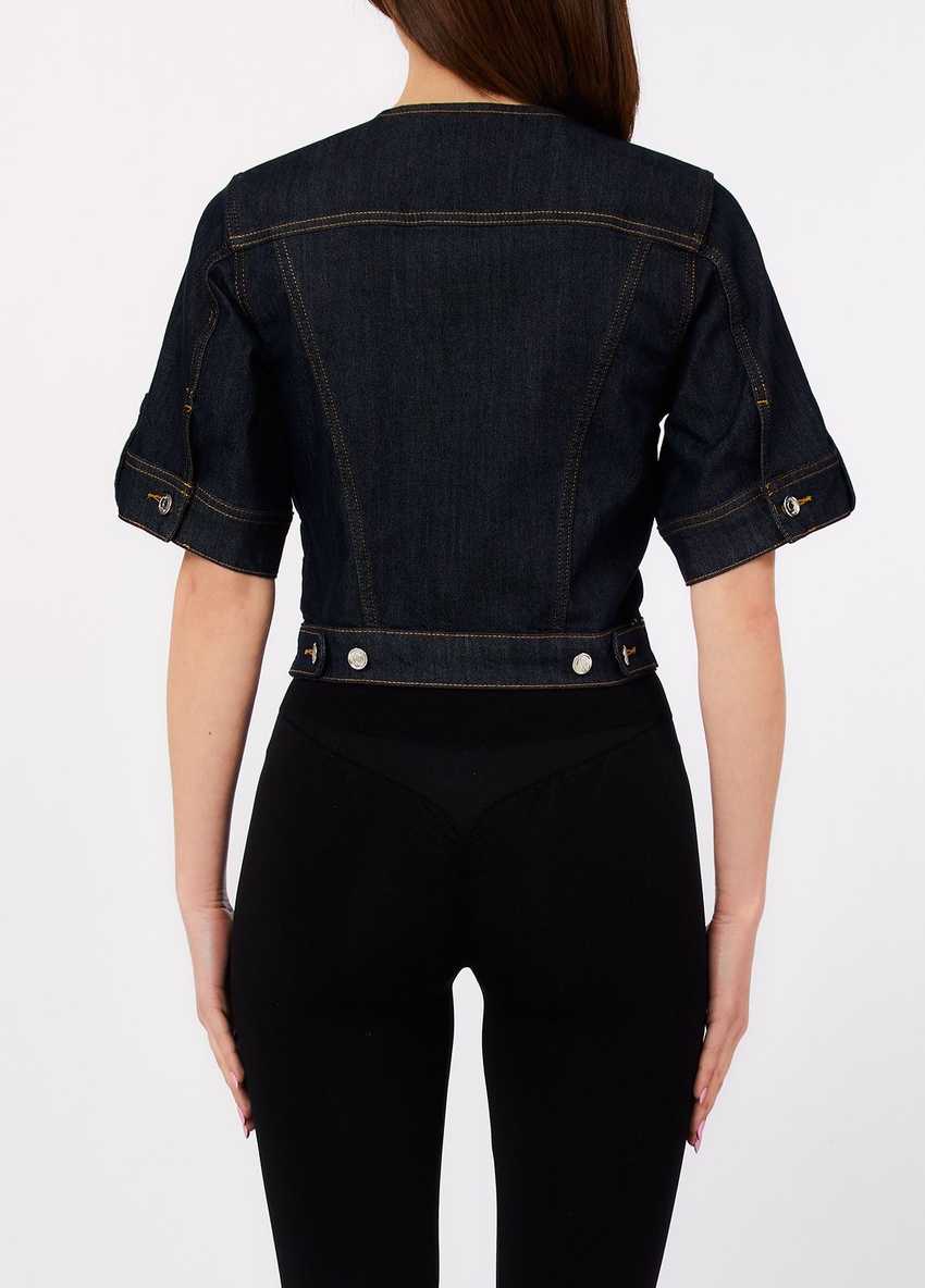 Taş Detaylı Denim Ceket