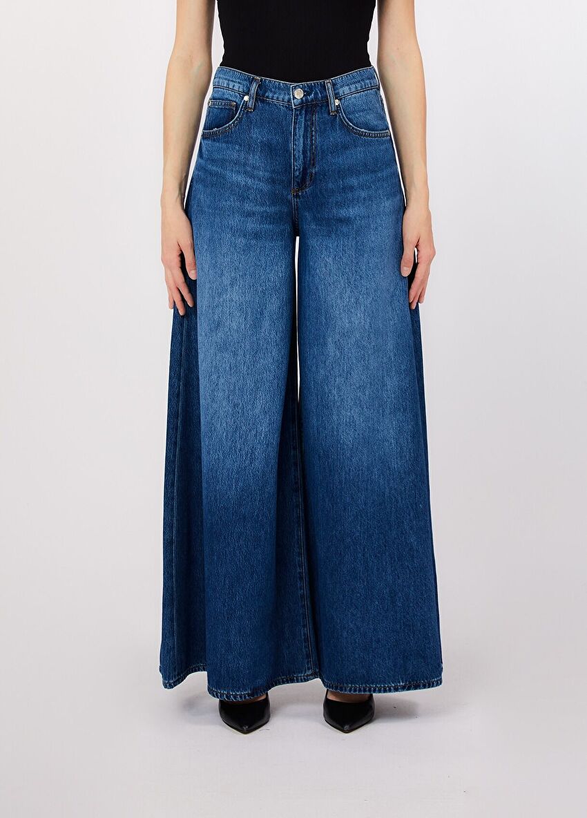 Ultra Wide Leg Jean Pantolon