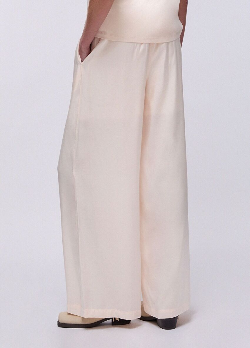 Flare Saten Pantolon