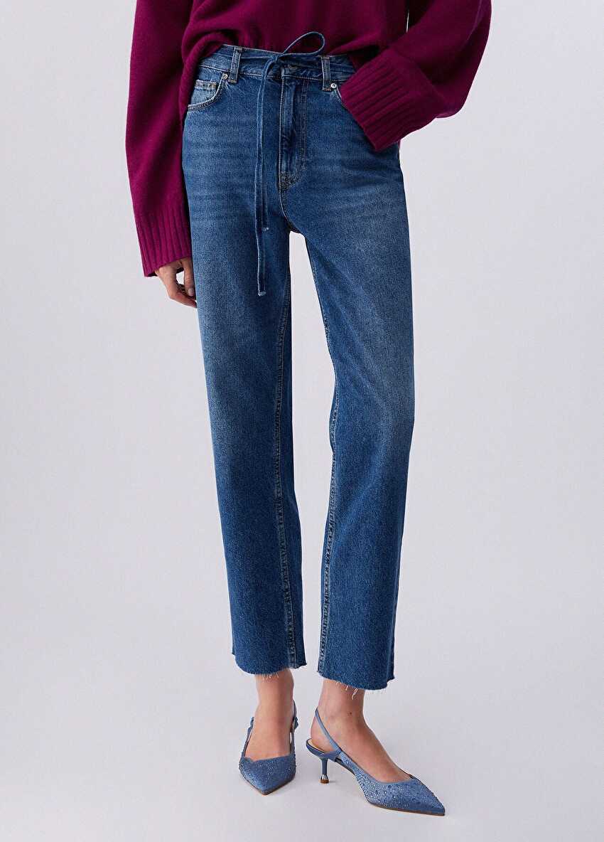 Kemerli Straight Jean