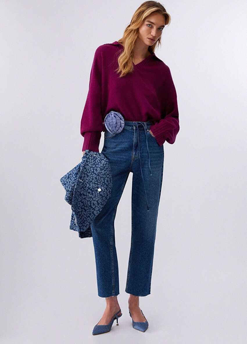Kemerli Straight Jean