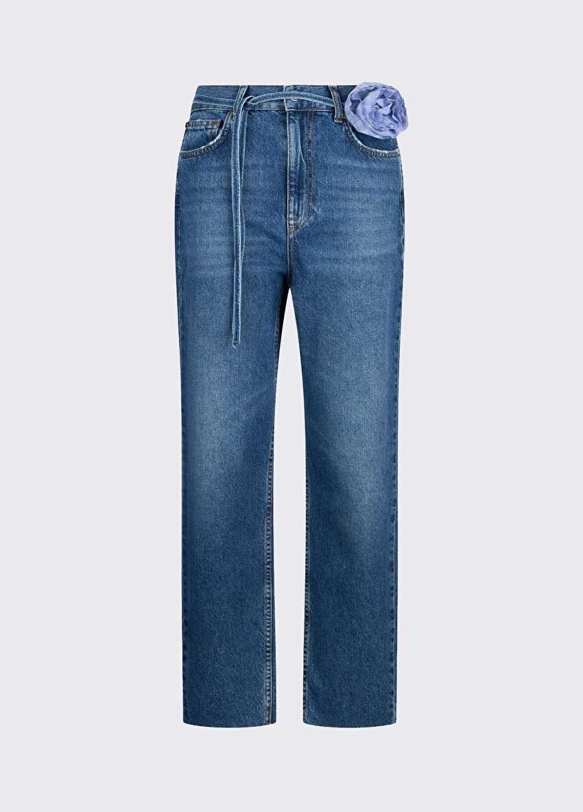 Kemerli Straight Jean